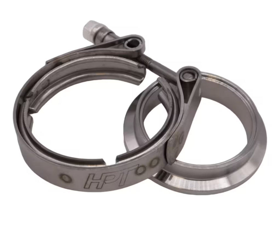 HPT F1 / F1.5 / F2 V-Band Inlet Flange & Clamp Kit – 60mm Inlet